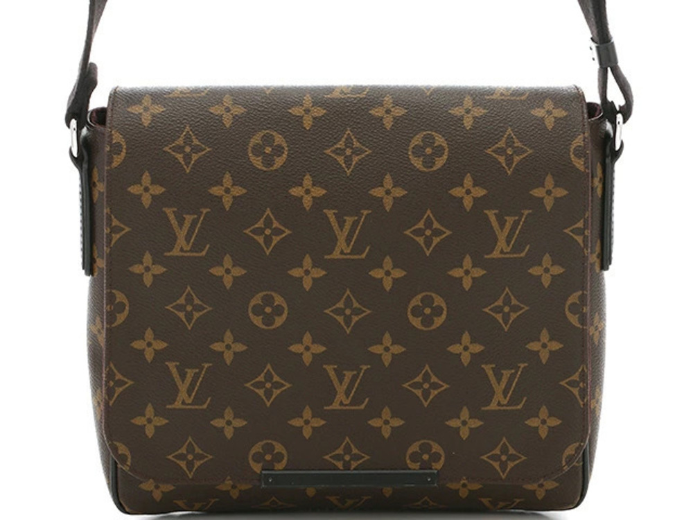 Louis Vuitton Shoulder District Monogram Brown Macassar Bag Brown